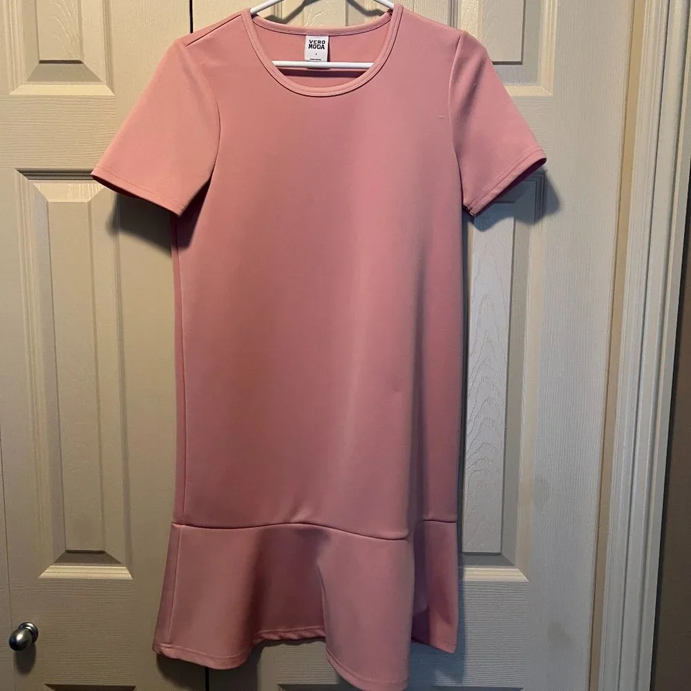 Vero Moda Drop Waist Pink Dress - Picture 1 of 3